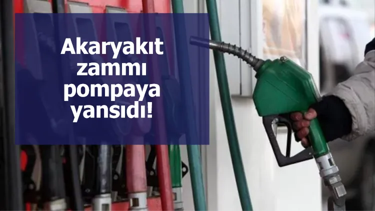 Akaryakıt zammı pompaya yansıdı! Benzin, motorin ve LPG ne kadar oldu?